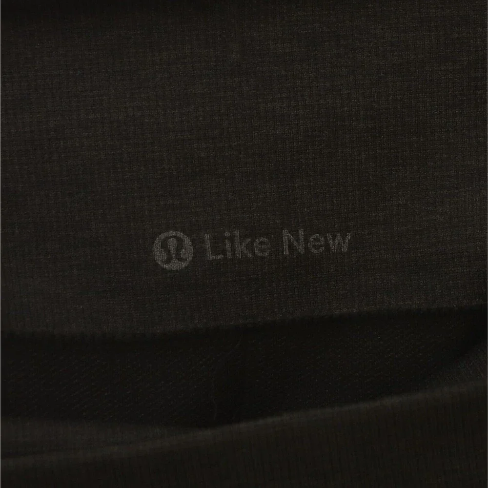 LULULEMON In The Flow Crop II Capri Legging 4 Deep Coal Gray Pull On EUC B62